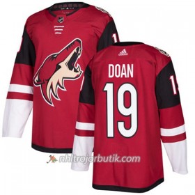 Män Ishockey Arizona Coyotes Tröja Shane Doan 19 Adidas 2017-2018 Vinröd Authentic